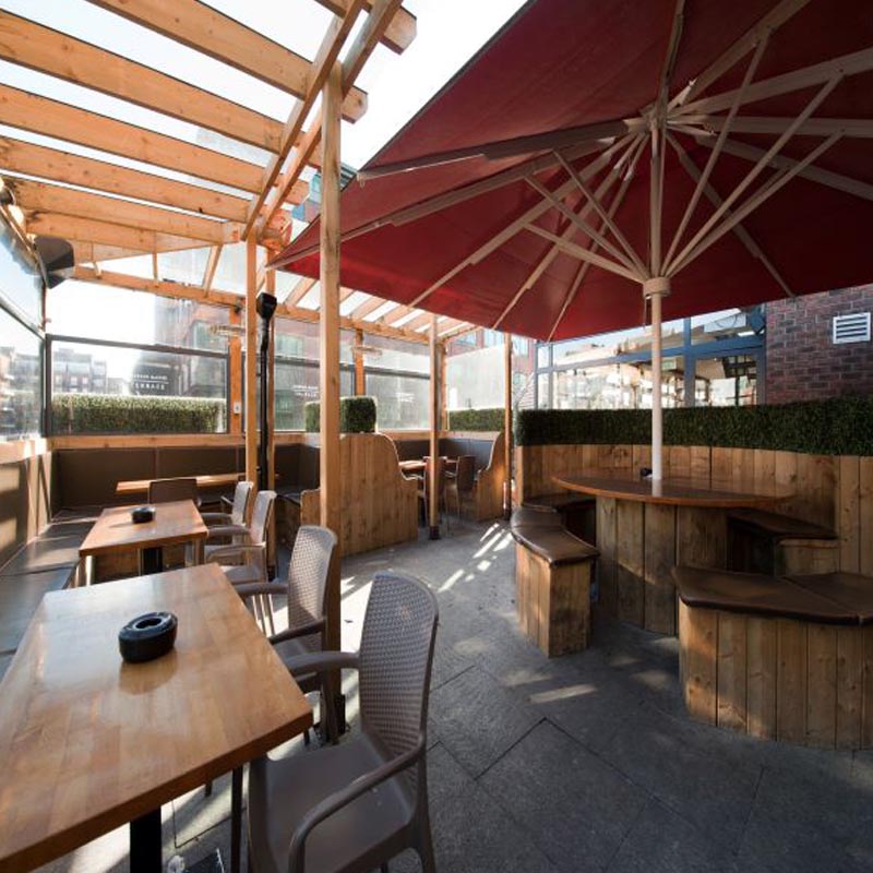 A view of our newly renovated Beer Garden