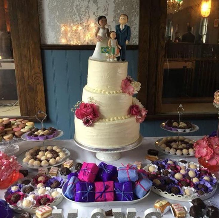 Wedding cake and other desserts