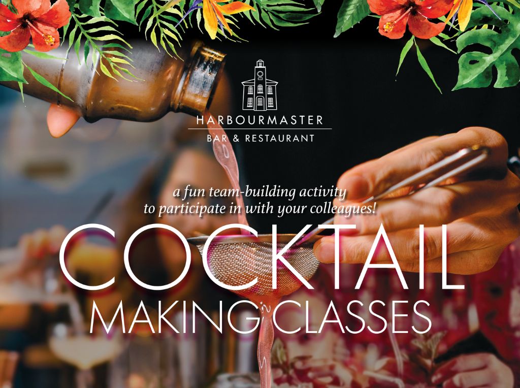 Cocktail making classes poster