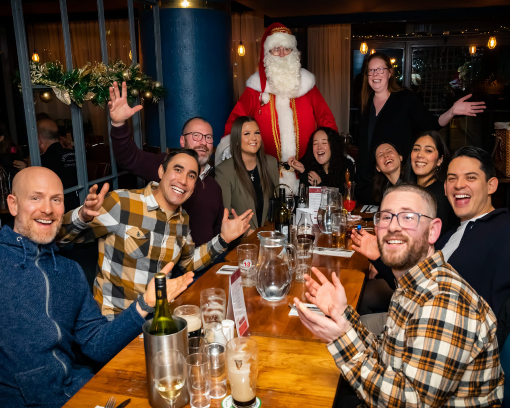 Santa with crew at Harbourmaster_1800