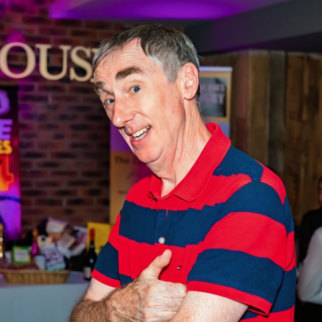 Tony Murray at Battle of the Businesses-Harbourmaster