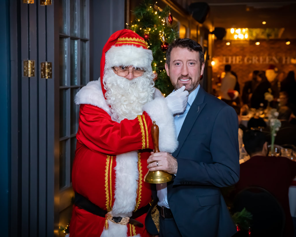 santa and rory at the Harbourmaster