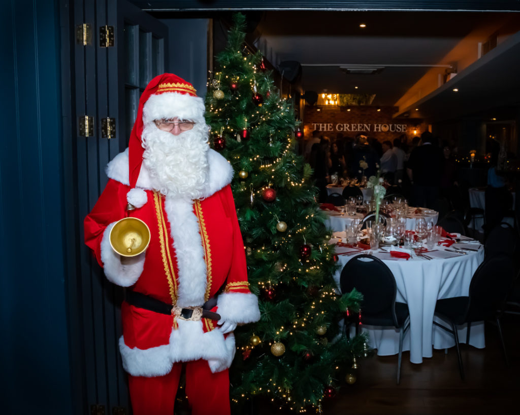 Santa by Greenhouse function room