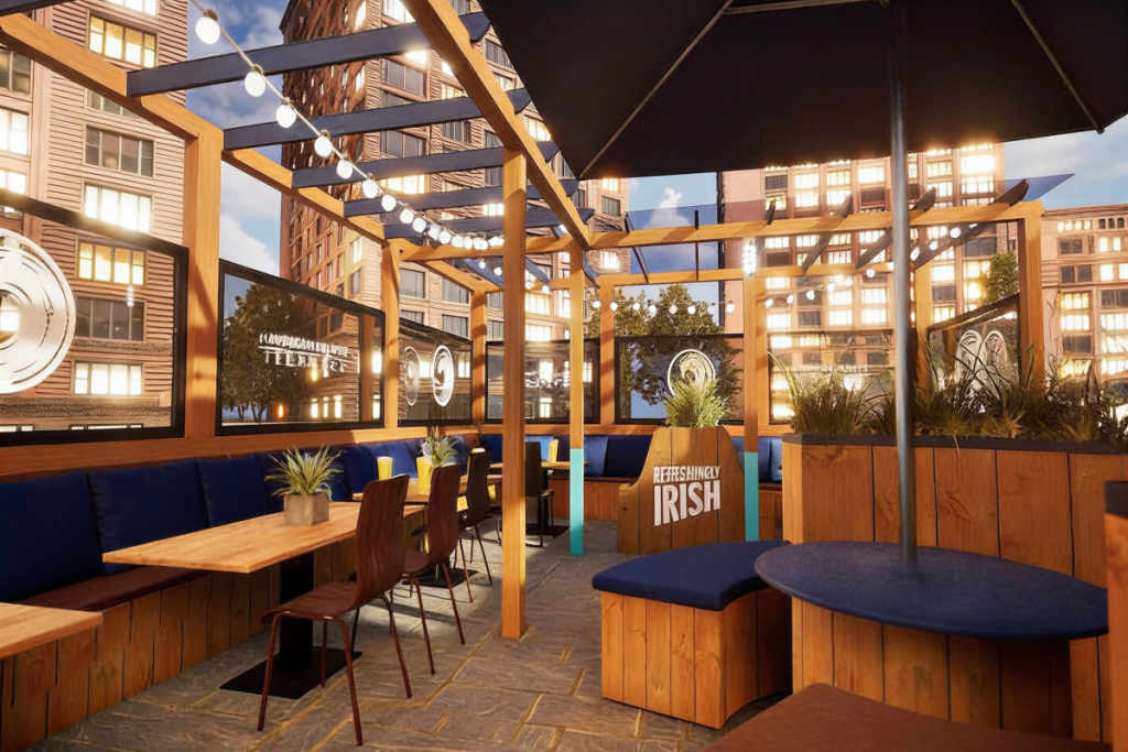 Harbourmaster beer garden