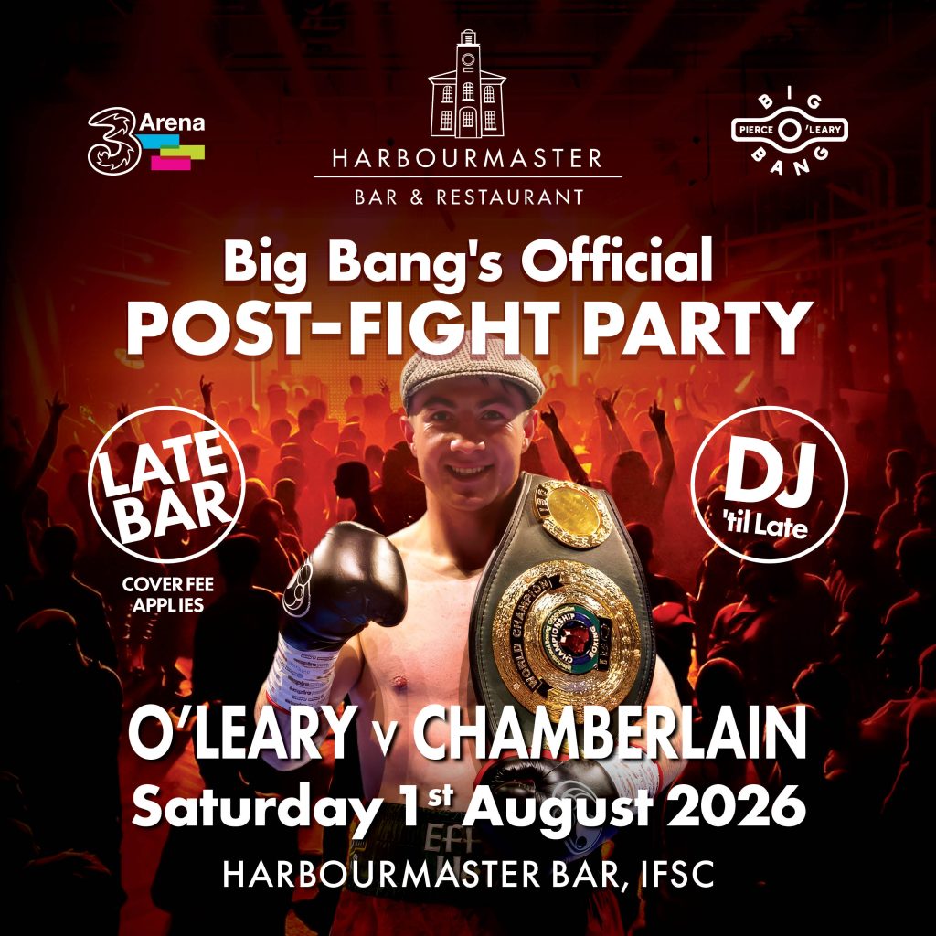 Big Bang Post-Fight Party ad
